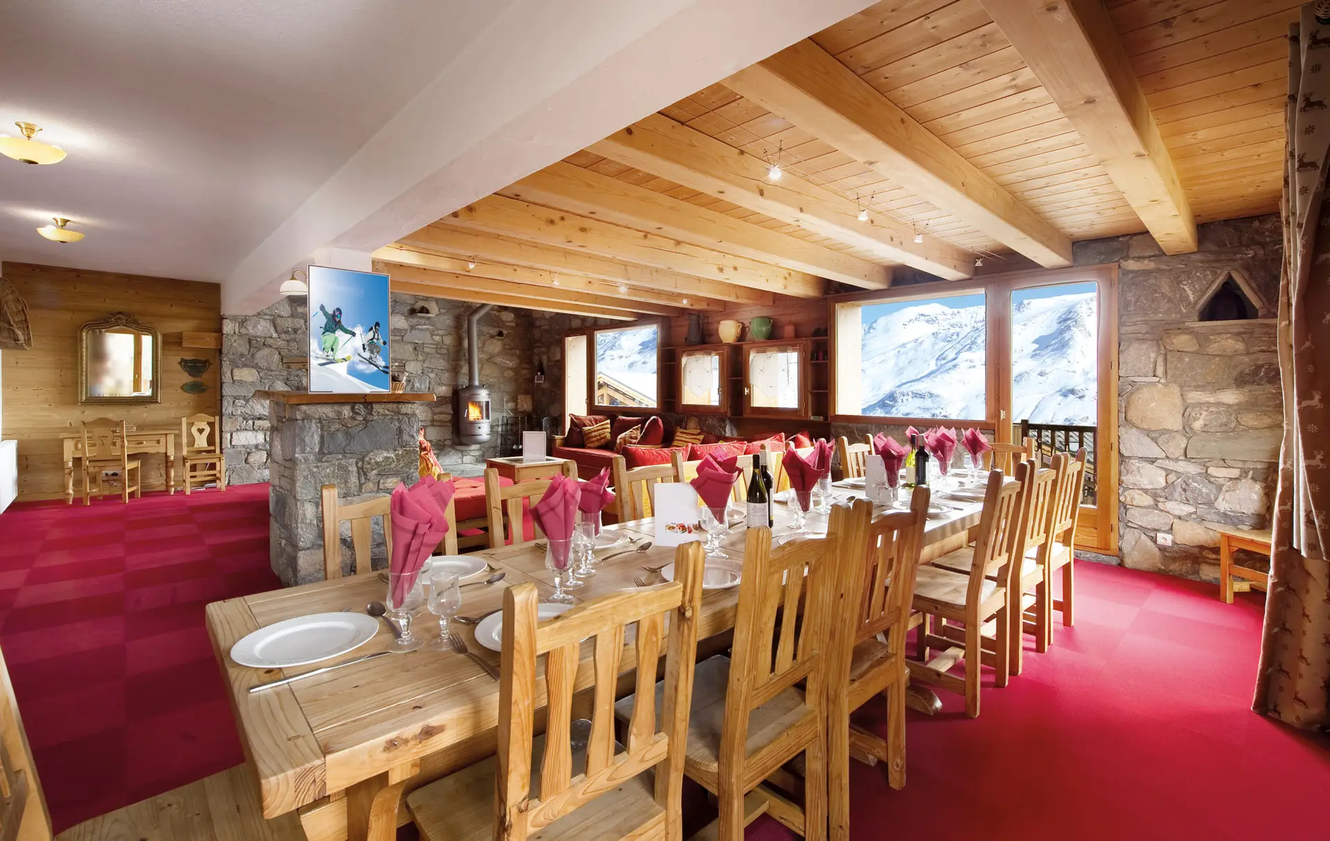 Ski Chalet Aigle Royal in Tignes, France.