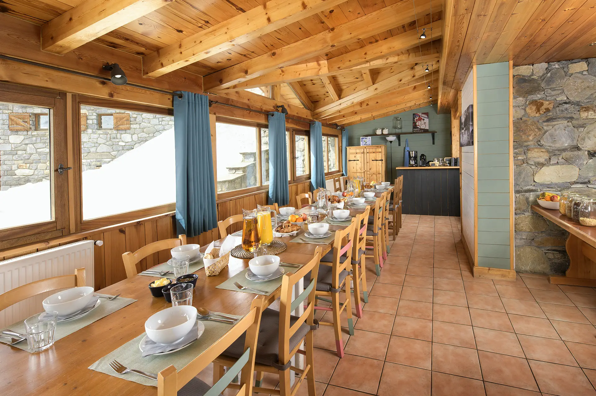 Ski Chalet Alaska in Tignes, France.