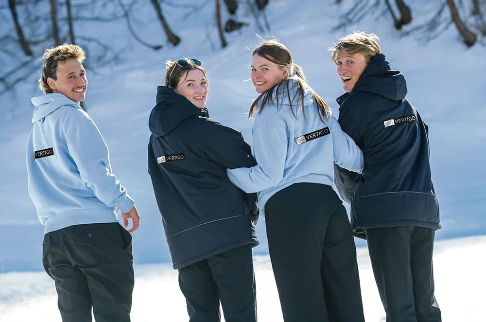 Ski Vertigo staff outdoors in resort