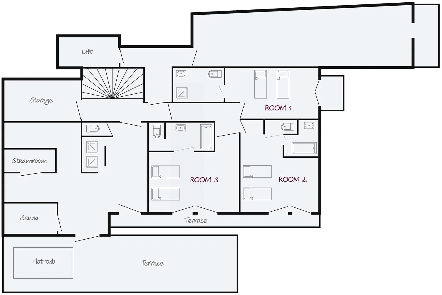 CHALET AIGLE ROYAL FIRST FLOOR