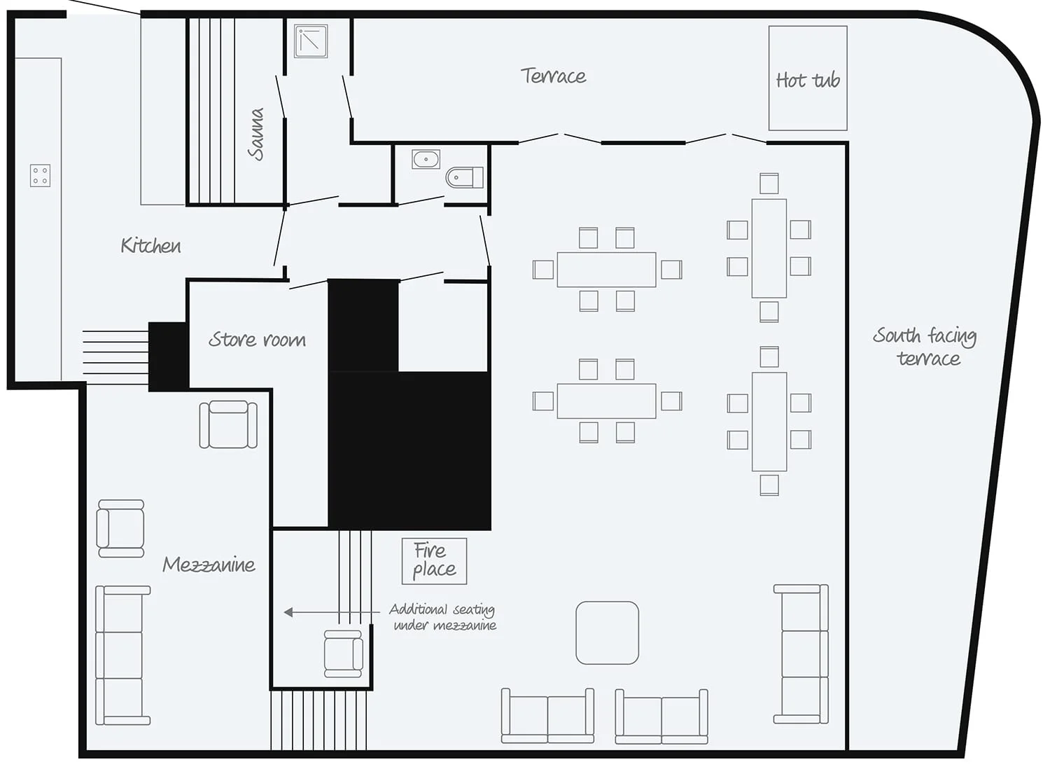 Chalet Alaska Ground Floor