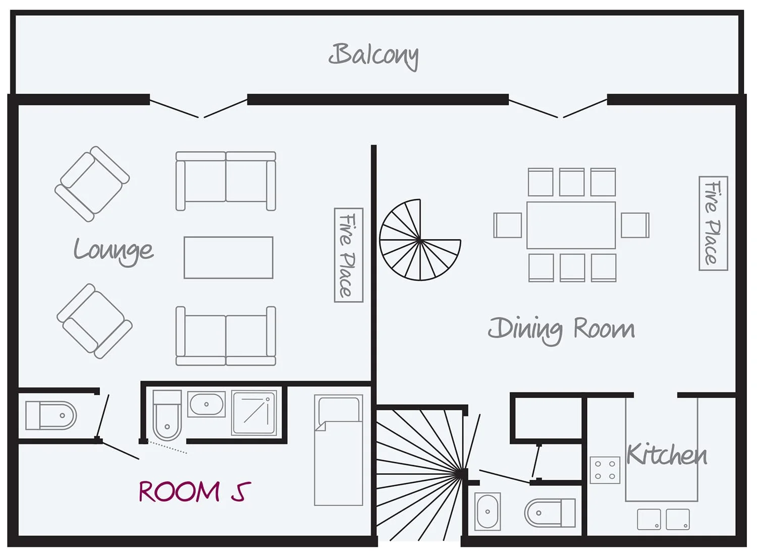 CHALET ICEBERG FIRST FLOOR