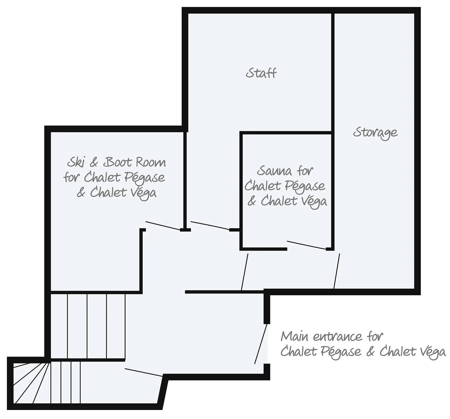 CHALET PEGASE GROUND FLOOR