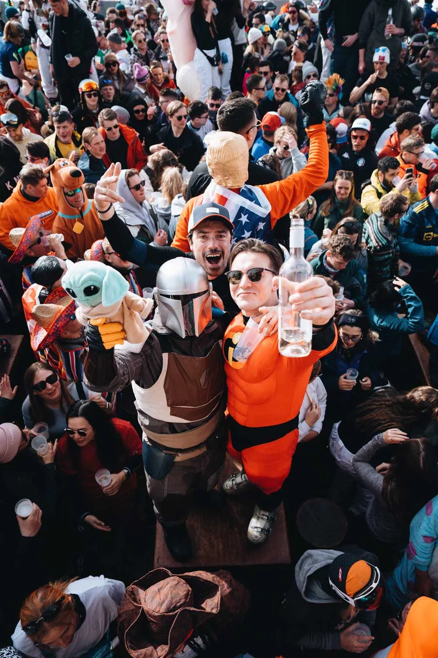 La Folie Douce terrace party in Val Thorens