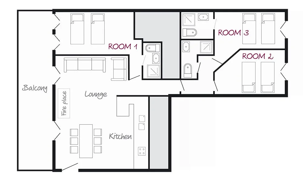 Chalet Petit Chardon Ground Floor